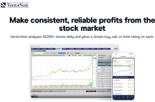 VectorVest Dashboard - stock market public equity